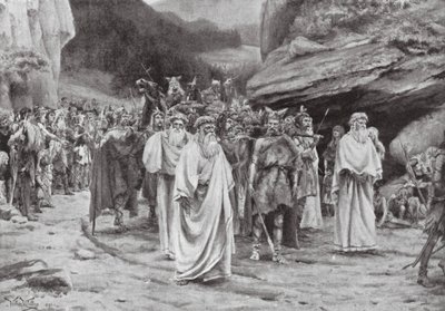 The Burial of a British Chieftain by William Wiehe Collins