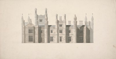 Elevation of a Proposed Design for Cambridge Colleges by William Wilkins