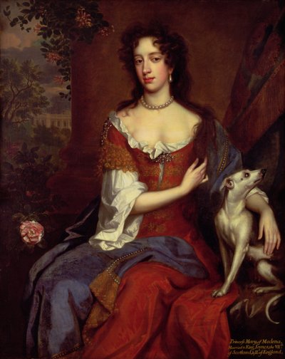Portrait of Mary of Modena by William Wissing or Wissmig