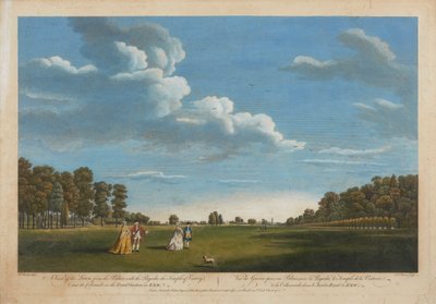 A View of the Lawn from the Palace with the Pagoda by William Woollett