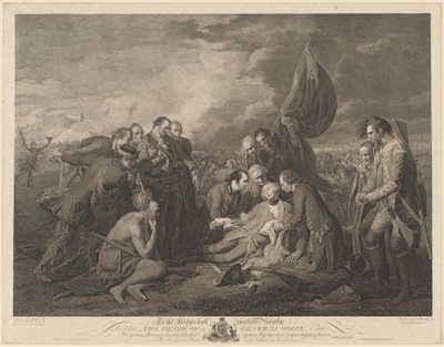 The Death of General Wolfe by William Woollett after Benjamin West