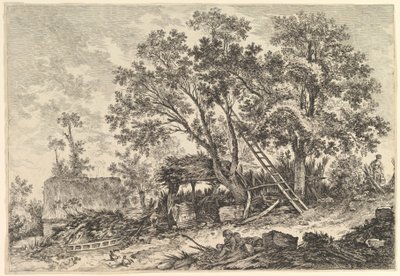 2nd View of Fronville, 18th century by William Wynne Ryland