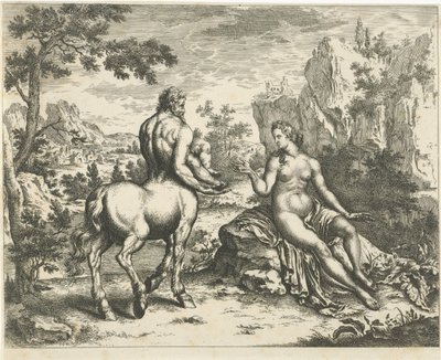 Ocyrhoë Predicts the Fate of Chiron and Asclepius by William Young Ottley