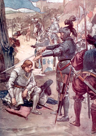 King Francis I and Chevalier Bayard by William after Rainey