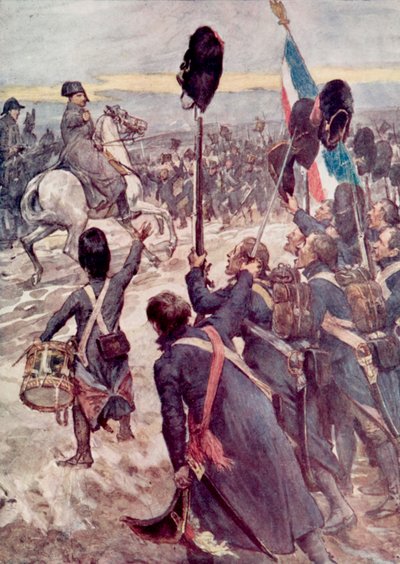 Napoleon at Austerlitz by William after Rainey
