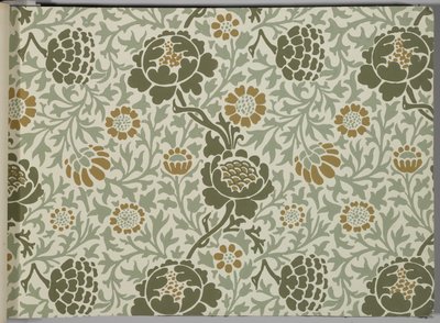 Wallpaper sample book, before 1917 by William and Company Morris