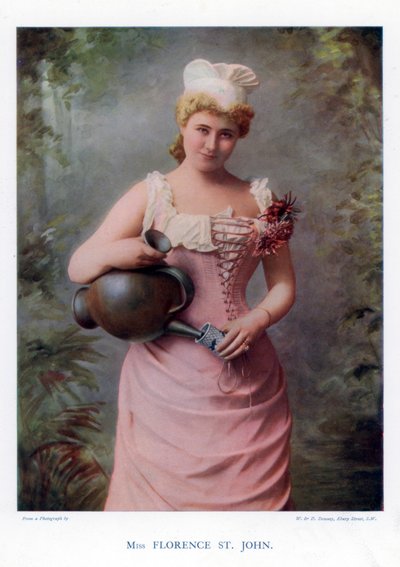 Florence St John, English Actress and Singer by William and Daniel Downey