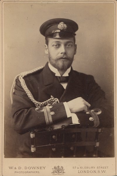 Prince George of Wales in naval uniform by William and Daniel Downey
