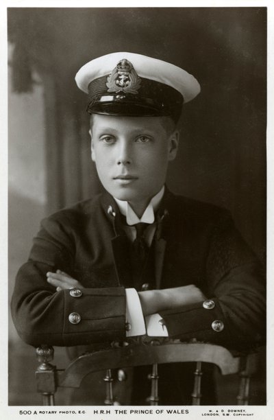 The Prince of Wales in naval uniform by William and Daniel Downey