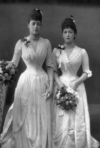 The Princesses Victoria and Maud of Wales by William and Daniel Downey
