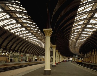 View of York Central Station by William and Prosser Thomas Peachy