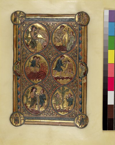 Adam and Eve, Cain and Abel, c.1240 by William de Brailes