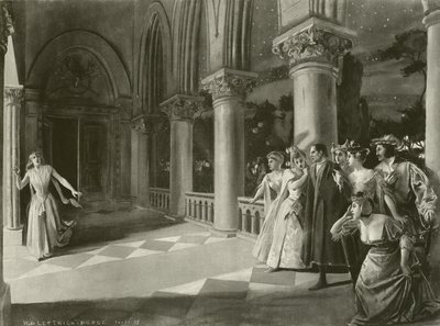 Lucia di Lammermoor, Act III Scene VI by William de Leftwich Dodge