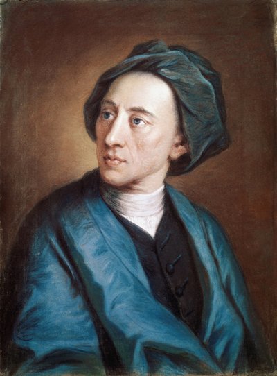 Portrait of the British Poet Alexander Pope in Turban by William Hoare