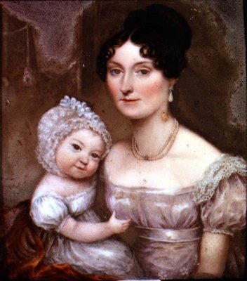 Lady FitzHerbert with one of her youngest children by William the Elder Corden
