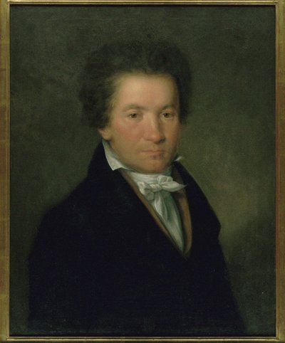 Portrait of Ludwig van Beethoven by Willibrord Josef Maehler