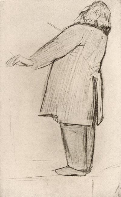 Johannes Brahms German composer, conducting by Willy von Beckerath