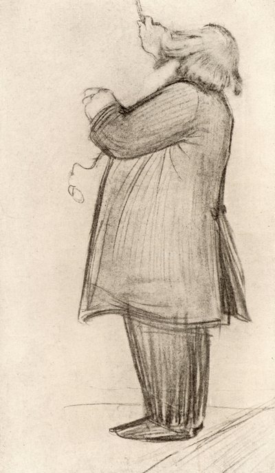 Johannes Brahms (1833-1897) German Composer, Conducting by Willy von Beckerath