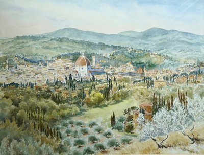 From Villa Bellagio - clear morning by Wilson Clive
