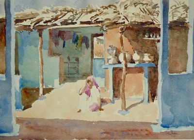 Brahmin Village Interior (1) by Wilson Clive