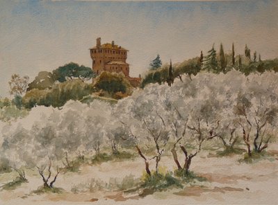 Pal Massaini, near Pienza by Wilson Clive