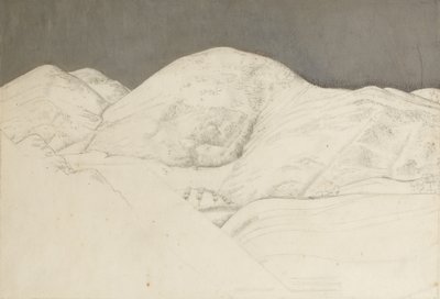 Landscape Study for Santisima Trinita, c.1924 by Winifred Knights