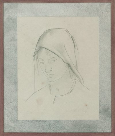 Study for St Martin altarpiece by Winifred Knights