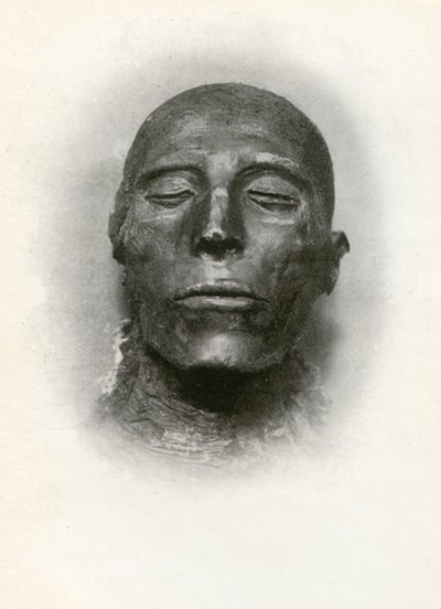 Head of the Mummy of Sety I, Ancient Egyptian Pharaoh of the 19th Dynasty, c1279 BC by Winifred Mabel Brunton