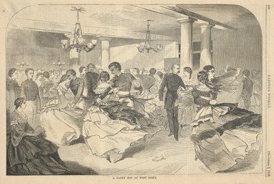 A Cadet Hop at West Point, from Harper by Winslow Homer