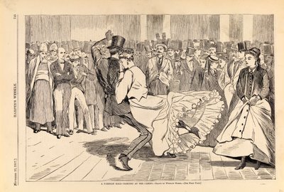 A Parisian Ball - Dancing at the Casino by Winslow Homer