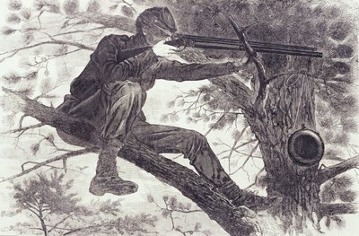 A Sharp-Shooter on Picket Duty by Winslow Homer