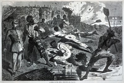 A Shell in the Rebel Trenches, from Harper