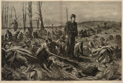 Army of the Potomac - Sleeping on Their Arms, from Harper