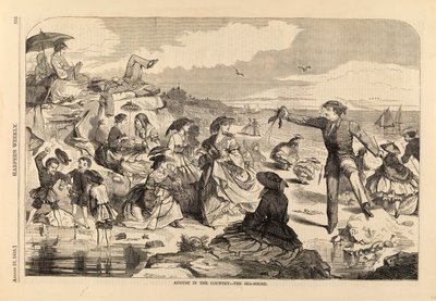 August in the Country--The Sea-Shore, from Harper