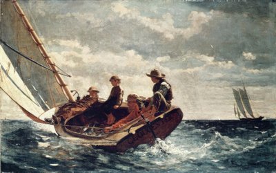 Breezing Up (A Fair Wind) by Winslow Homer