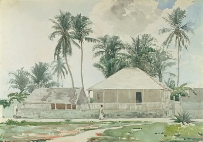 Cabins, Nassau, 1885 by Winslow Homer