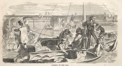 Camp Meeting Sketches: Landing at the Cape by Winslow Homer