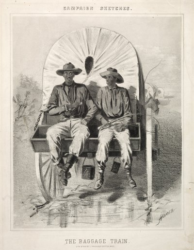 Campaign Sketches: The Baggage Train, 1863 by Winslow Homer
