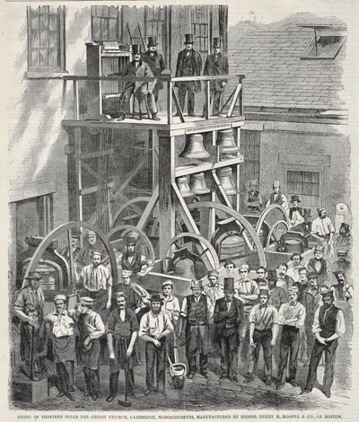Chime of Thirteen Bells for Christ Church, Cambridge, Massachusetts, Manufactured by Messrs. Henry N. Hooper & Co., of Boston by Winslow Homer
