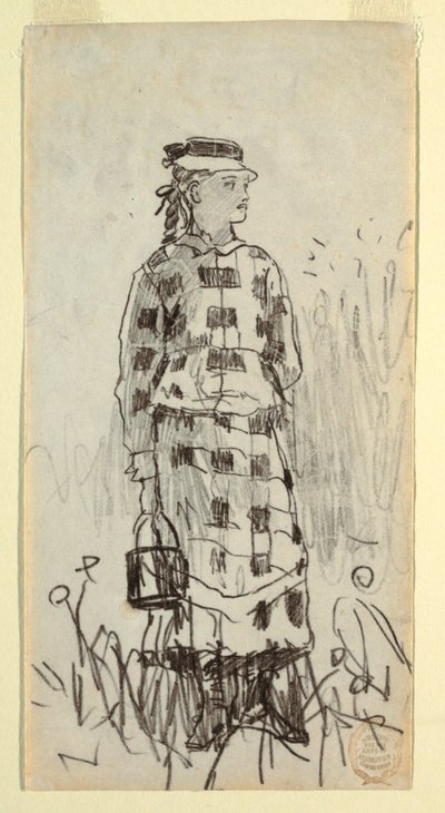 Girl with a Lunch Pail, 1879 by Winslow Homer