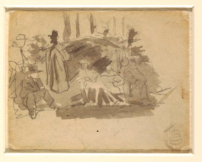 Soldiers Camping, 1862 by Winslow Homer