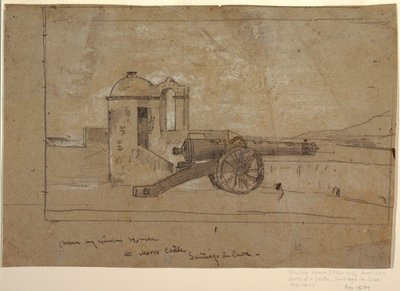 Study for "Searchlight, Harbor Entrance, Santiago de Cuba", 1885 by Winslow Homer