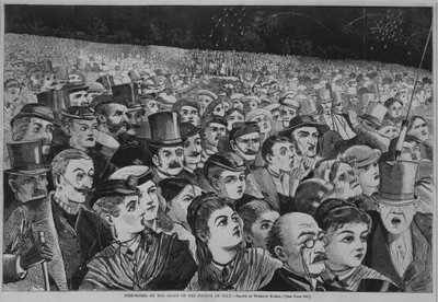 Fire-Works on the Night of the Fourth of July, 1868 by Winslow Homer