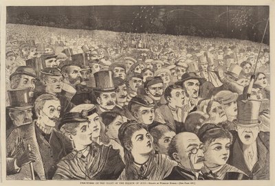 Fire Works on the Night of the Fourth of July by Winslow Homer