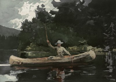 Fishing in the North Woods by Winslow Homer