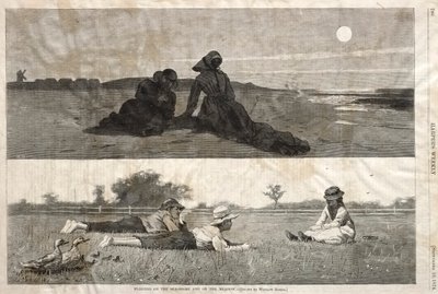 Flirting on the Seashore and on the Meadow, 1874 by Winslow Homer