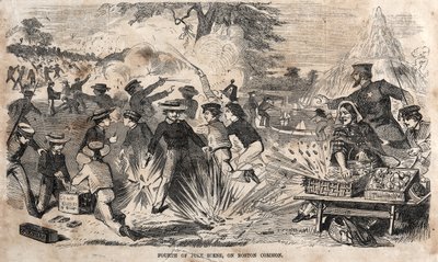 Fourth of July Scene, on Boston Common by Winslow Homer