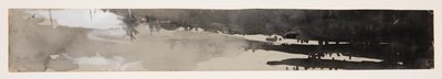 Fragment of "Trout Fishing, Lake St. John, Quebec" by Winslow Homer