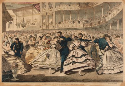 Great Russian Ball at Academy of Music--Nov. 5, 1863 by Winslow Homer