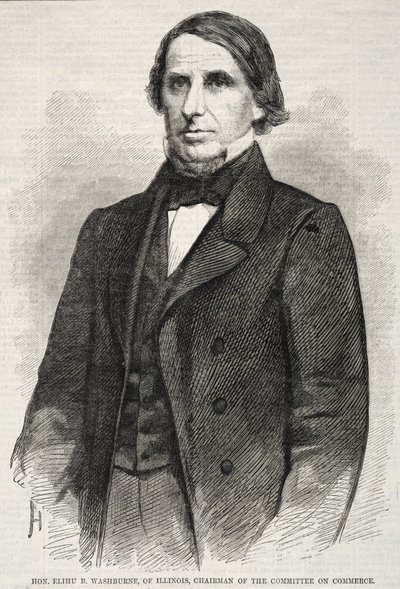 Hon. Elihu B. Washburne, of Illinois, Chairman of the Committee on Commerce by Winslow Homer